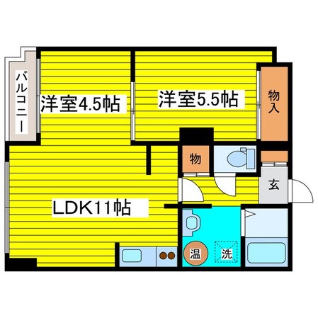 元町駅 徒歩15分 3階の物件間取画像